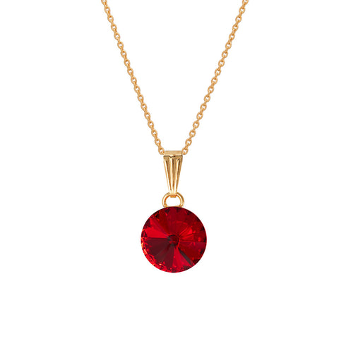 Кулон "Klaris II (Light Siam)" с кристаллами Swarovski™